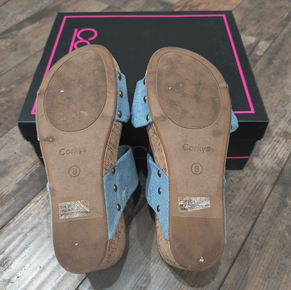 Corky's Denim Wedges - Picture 4 of 5
